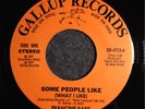 Rare Boogie Funk Soul 45 FRANCINE BABE Some People Like on Gallup Records