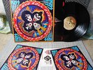 Kiss 2x stickers and fan club inserts LP Rock and Roll Over