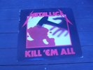 Metallica Kill 'Em All LP Record Vinyl Punk Heavy Metal Hardcore James Hetfield