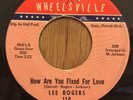 LEE ROGERS northern soul 45 Fixed For Love / Love And War   Wheelsville