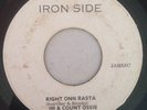 CEDRIC IMM BROOKS & COUNT OSSIE - RIGHT ONN RASTA - IRON SIDE ( ROOTS INST 7 )