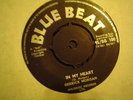 UK BLUE BEAT BB 100-DERRICK MORGAN-IN MY HEART/BELLS GROUP-KINGSTON 13-VG+