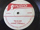 CORNELL CAMPBELL - TEN TO ONE - JA STUDIO ONE 12