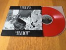 NIRVANA - BLEACH - 1989 AUSTRALIAN RED VINYL WATERFRONT LP EX - LOOK IN MY SHOP