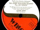 GERRY MULLIGAN QUARTET & LEE KONITZ Lover Man / Lady be good   78rpm  X3403