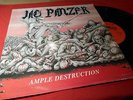 JAG PANZER Ample destruction LP Metalcore 1990 , RARE version with diff cover