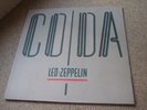 Led Zeppelin Coda 1st Press UK LP A2/B - Embossed Sleeve 1982