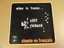 LP / CLIFF RICHARD CHANTE EN FRANCAIS - WHEN IN FRANCE