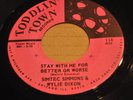SIMTEC SIMMONS & WYLIE DIXON 45RPM STAY WITH ME FOR BETTER OR WORSE / SOCKING