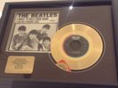 beatles limited edition gold plated 45
