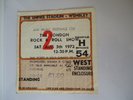 THE LONDON ROCK & ROLL SHOW CONCERT TICKET 1972 VINTAGE ORIGINAL45YEARS OLD GEM