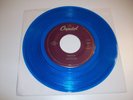 Beatles 45 RPM Something & Come Together Blue Vinyl Cema Capital 17698 Rare