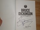 Bruce dickinson signed