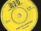 ? LISTEN -1966  - DON'T BE A RUDE BOY / BE GOOD The Rulers on RIO R 105 (Sir JJ)