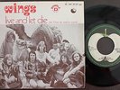 WINGS * LIVE LET DIE * PAUL MCCARTNEY 007 SINGLE MADE IN PORTUGAL 45 PS 7 APPLE