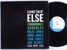 CANNONBALL ADDERLEY/MILES DAVIS Somethin' Else BLUE NOTE LP mono west 63rd