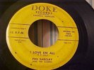 Phil Barclay - 1958 Tennessee Rockabilly - I Love Em All + Short Fat Ben