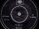 BOB DYLAN-LAY LADY LAY/PEGGY DAY-EXTRA RARE ORIGINAL INDIAN 45rpm 7