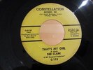 Northern Soul 45 DEE CLARK That's My Girl / It's Raining CONSTELLATION 113