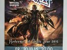 JUDAS PRIEST  2016 GENF  ++  orig.Concert Poster -- Konzert Plakat   NEU