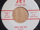 Original Skip Cody, Feets Too Big 45rpm record, Rockabilly RAB