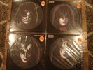 KISS 4 Solo Picture Discs Gene Simmons, Paul Stanley, Peter Criss,  Ace Frehley