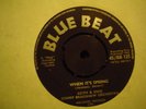 UK BLUE BEAT BB 125-KEITH AND ENID-WHEN ITS SPRING/TRUE LOVE-VG