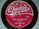 1957 R&B Rock ‘n Roll 78 rpm BO DIDDLEY Hey  Bo Diddley / Mona  CHECKER 860 EX+