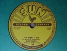 1956 Rockabilly 78 rpm SLIM RHODES Do What I Do / Take and Give  SUN 256