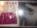 Foreigner, 2 Vinyl LP Record Lot, Double Vision & Inside Info, Both Mint, Sealed