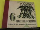 VHTF 6 Songs For Democracy Ernst Busch Keynote 78 RPM 3-Disc Album Spanish Civil