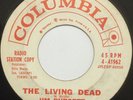Halloween rockabilly 45 JIM BURGETT The Living Dead COLUMBIA popcorn -hear - MP3