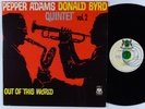 PEPPER ADAMS/DONALD BYRD QUINTET Out Of This World Vol 2 LP on Warwick VG++