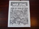 WARZONE / YOUTH DEFENSE LEAGUE / SIDE BY SIDE flyer -- Pyramid Club NYC 1988