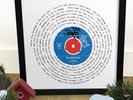 The Jam Town Called Malice | Vinyl Single 12 Inch LP Size Framed RETRO Print