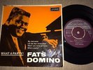 FATS DOMINO WHAT A PARTY EP 1962 UK RE-P 1340 LONDON VINYL 7