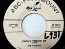 The V-EIGHTS 45 Papa's Yellow Tie / My Heart ABC-PARAMOUNT doo wop j1120