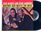 JACK McDUFF & GENE AMMONS: BROTHER JACK MEETS THE BOSS prestige LP / RVG DG NM