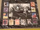 Pink Floyd 13x Photo Mounted Display With Concert Posters Ready To Frame