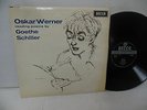 rare OSKAR WERNER nr mint vinyl lp READING POEMS BY GOETHE & SCHILLER uk press