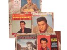 5 old Elvis Presley 45 rpm Record Sleeves ONLY Hound Dog Peace Valley Surrender