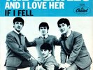 BEATLES - And I Love Her / If I Fell - 1964 Vintage Picture Sleeve - Mint