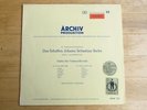 DGG Archiv SAPM 198 187 red stereo Bach solo cello suites 3 & 4 Pierre Fournier