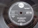 ELVIS PRESLEY 78 RPM BLUE SUEDE SHOES / HOUND DOG UK RCA 1095