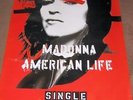 MADONNA U.K. RECORD COMPANY PROMO POSTER ‘AMERICAN LIFE’ SINGLE 14th APRIL 2003