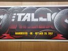 METALLICA POSTER MANCHESTER ARENA  28/10/17  WORLDWIRED TOUR