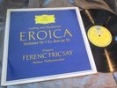 FRICSAY RED STEREO BEETHOVEN SYMPHONY 3 HI-FI STEREO DGG TULIPS 1961 ED1 LP VG+