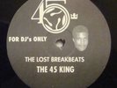 45 KING The Lost Breakbeats LP Shrink NM Soul Breaks DJ Mark The 45 King