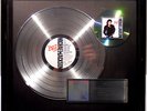 Michael Jackson BAD original RIAA US Award platinum ( goldene ) Schallplatte