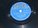 LOUIS ARMSTRONG & ORCHESTRA  I'm In The Mood for Love   DECCA   78 RPM